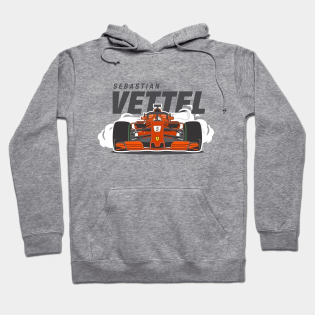 Sebastian Vettel Hoodie by jaybeetee